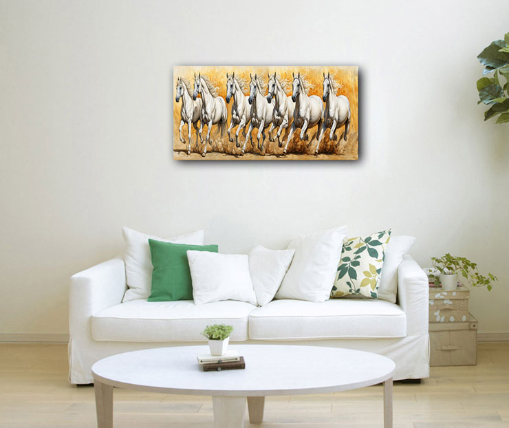 7 horses painting meaning
