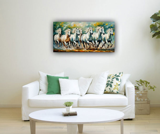 Vastu Shastra Horse Painting