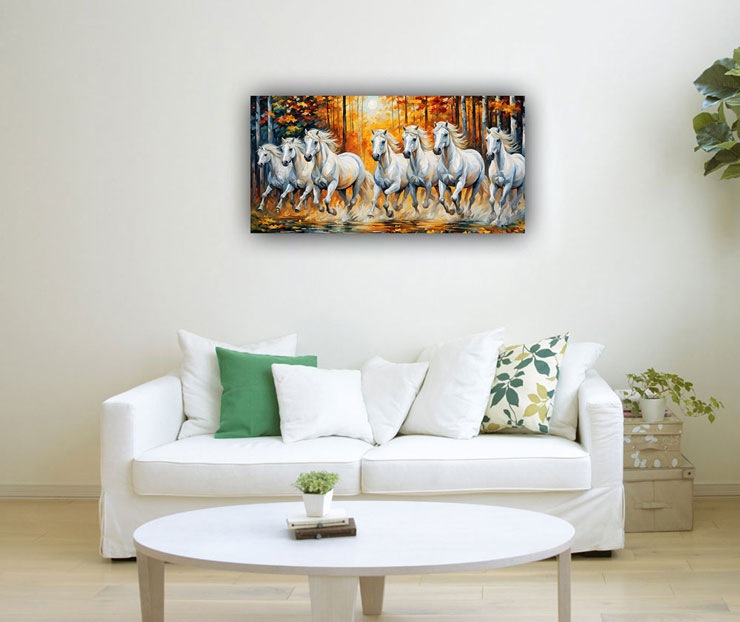 7 Horses Painting for Vastu: Attract Positive Energy