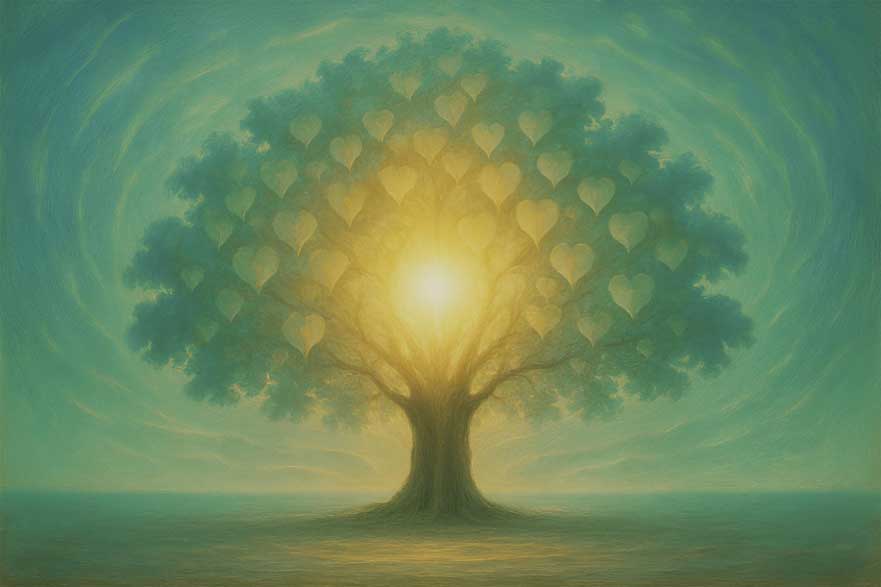 Wisdom Tree (Bodhi Tree) Wall Art for  Deep Understanding 