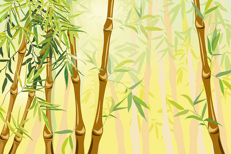 Feng Shui Bamboo Painting