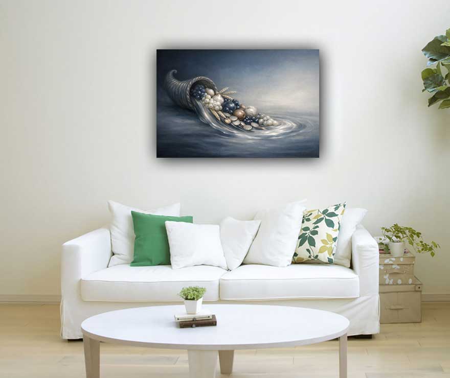 Painting of Cornucopia of Abundance and Prosperity