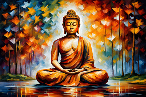 Buddha Modern Art Paintings