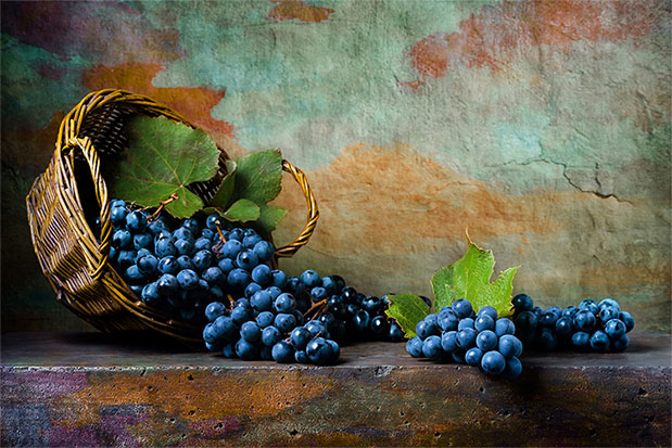 Basket of Fruits Prosperity and Abundance