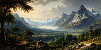 Scenery of Painting