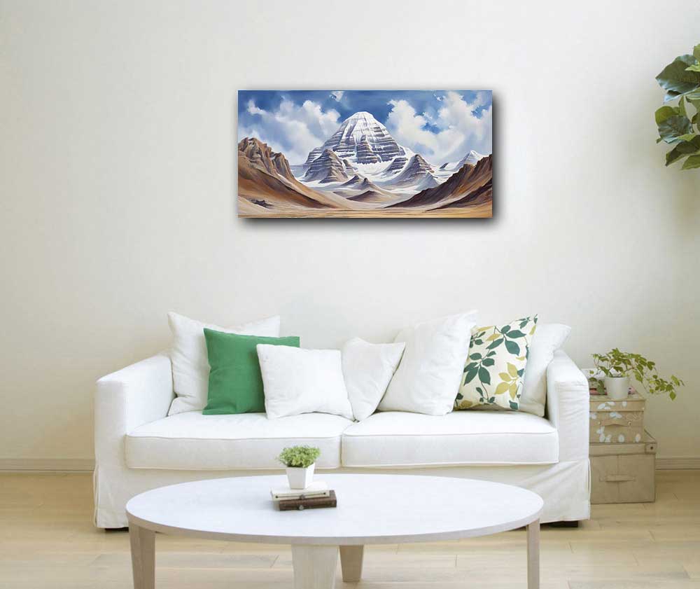 Mountain Kailash Mansarovar Painting