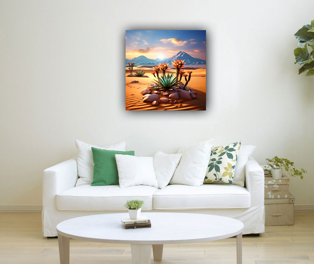 Desert Landscape Passion Symbol