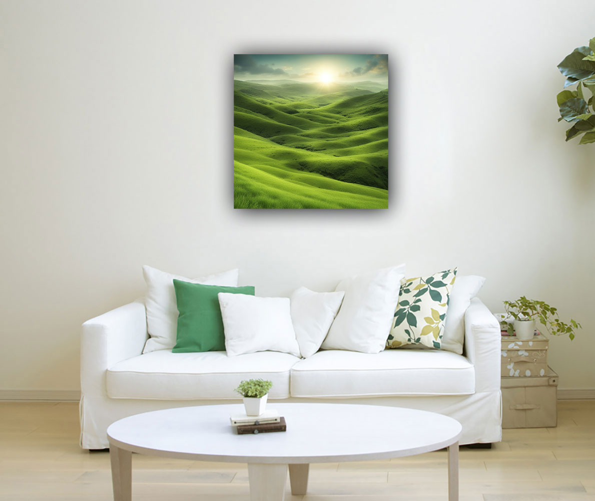 Landscape with Rolling Hills Abundance