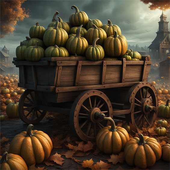 Fields with Crops Prosperity and Abundance