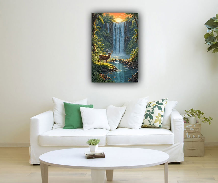 Waterfall Painting