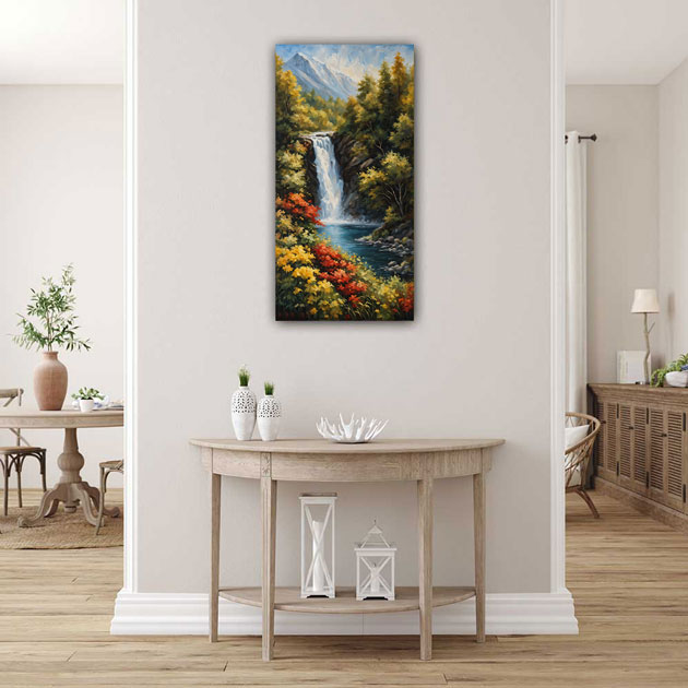 Modern Waterfall Art