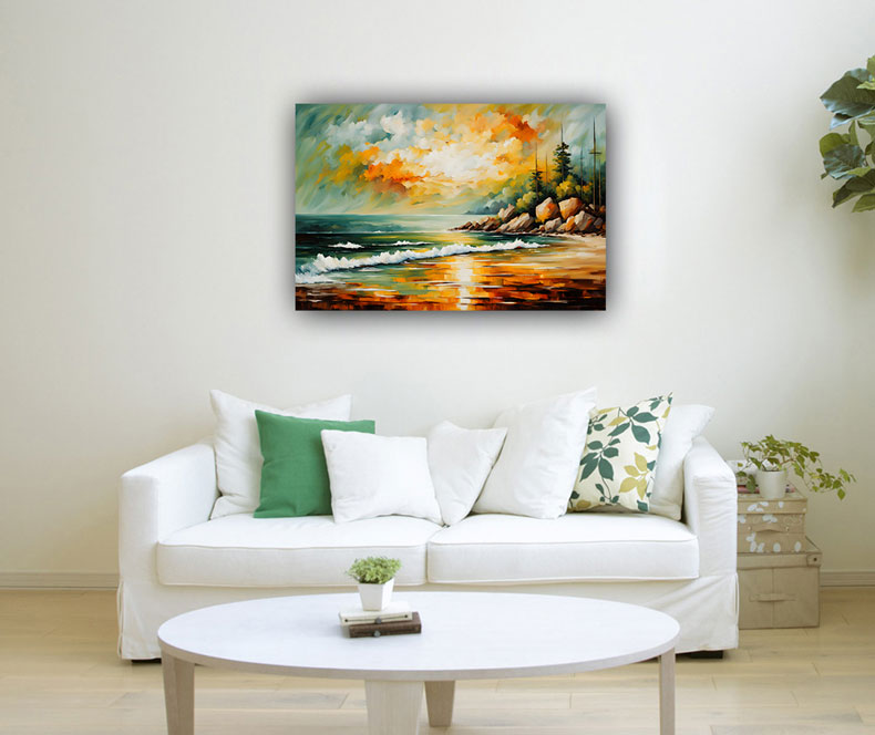 Seascape Painting for Virgo