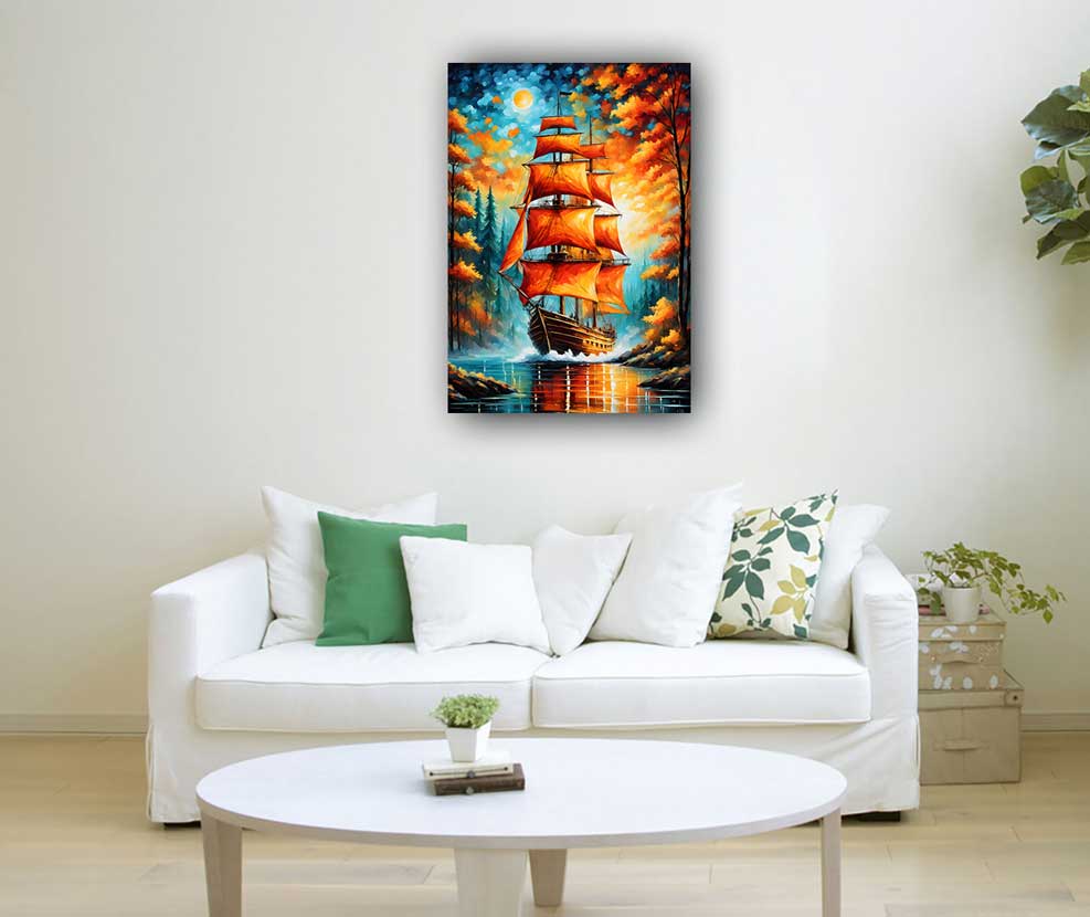 Sailing Ship Painting