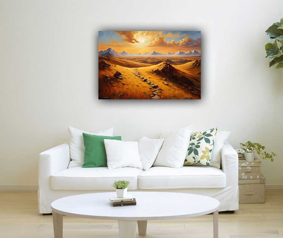 Rolling Hills Painting for Sagittarius