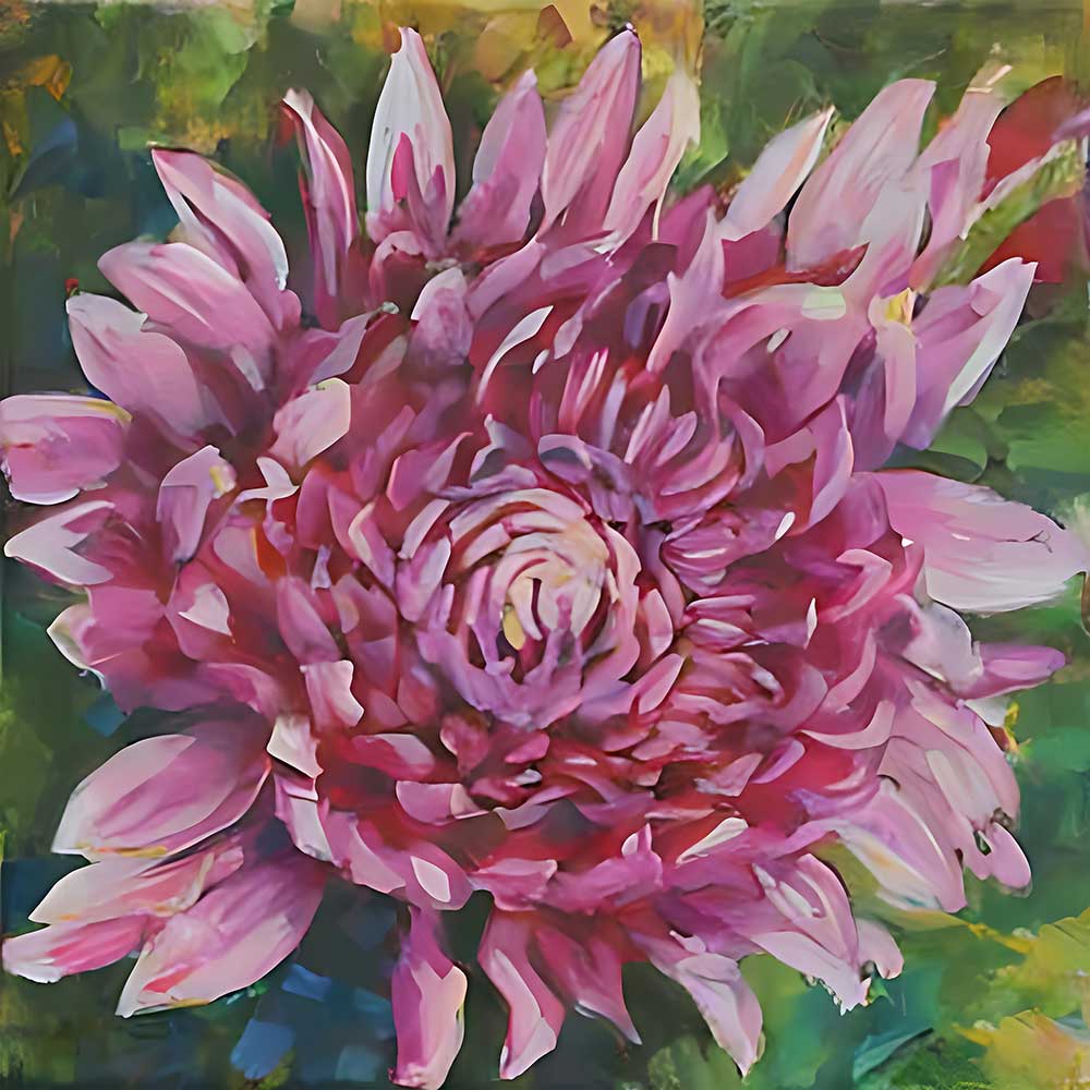 Feng Shui Chrysanthemum Painting