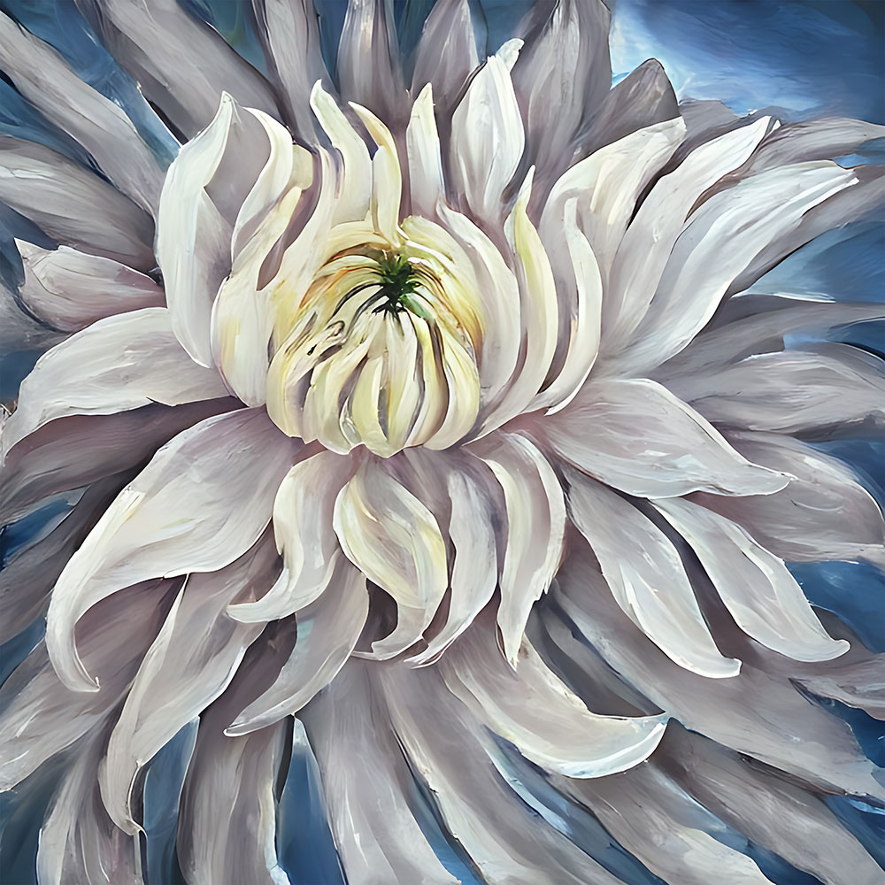 Feng Shui Chrysanthemum Painting