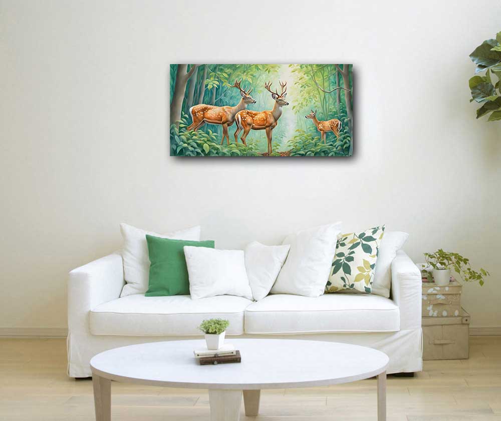 Deer Art Painting