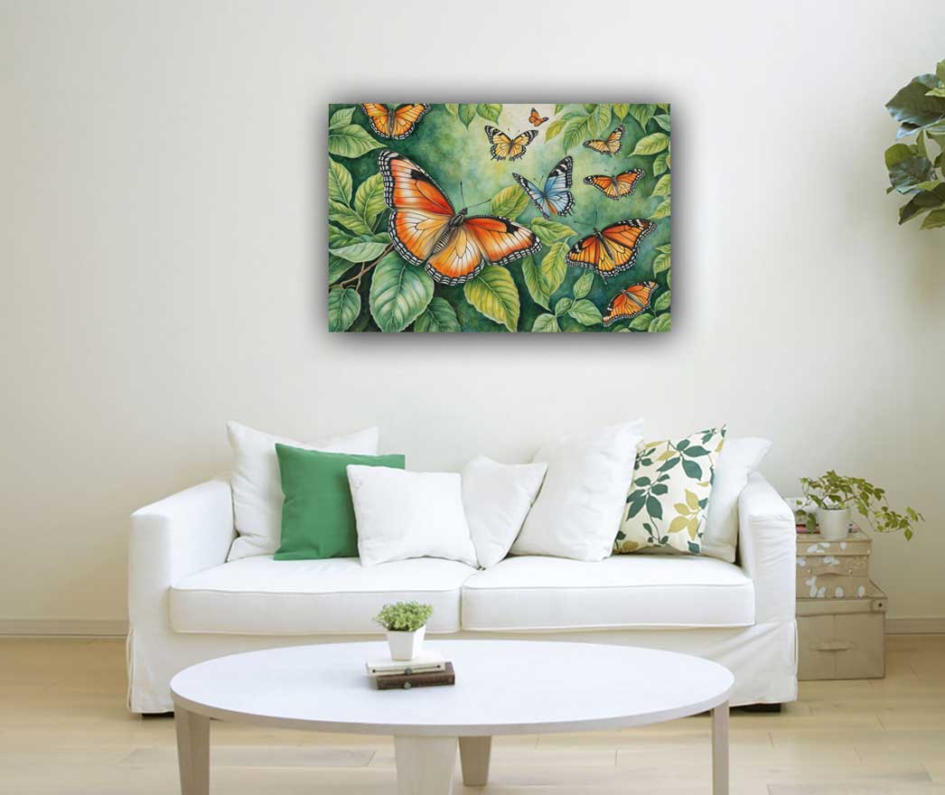 Butterflies Social Connections and New Beginnings in East Direction