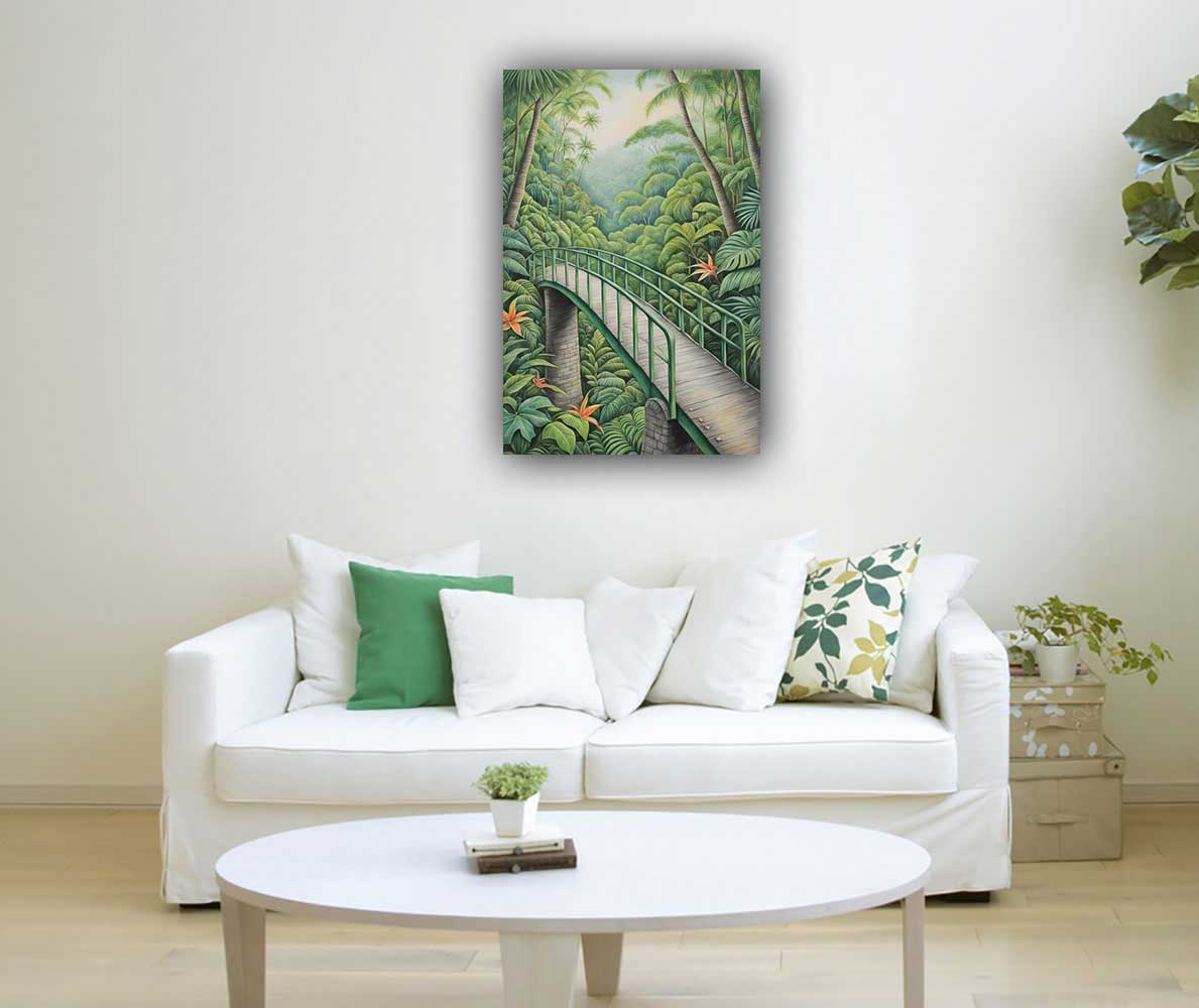 Bridge Scenery Painting