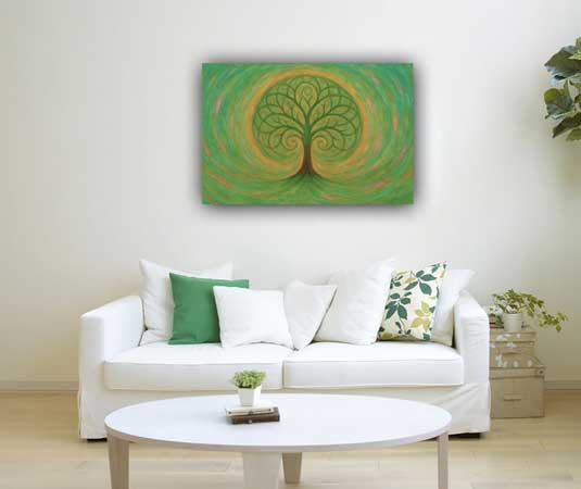 Tree of Life Vastu Painting for Social Connections & Communication in the East Direction