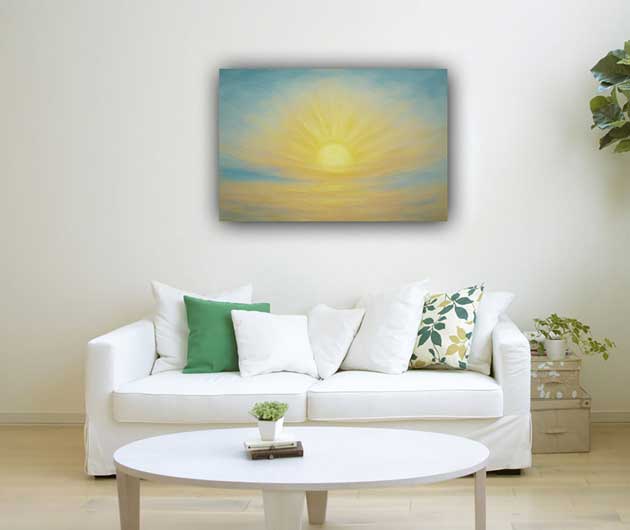 Morning Bloom Vastu Painting for Hope and Harmony