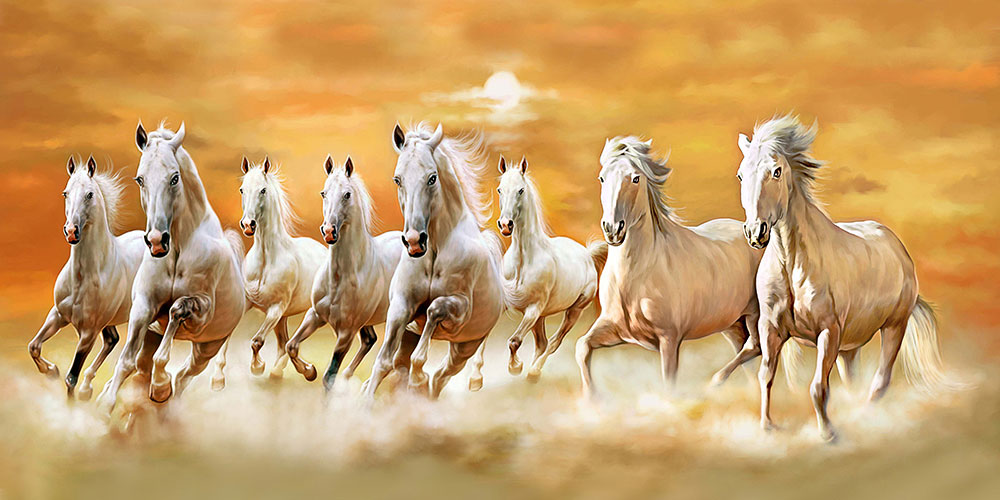  Eight Horses Painting 2025