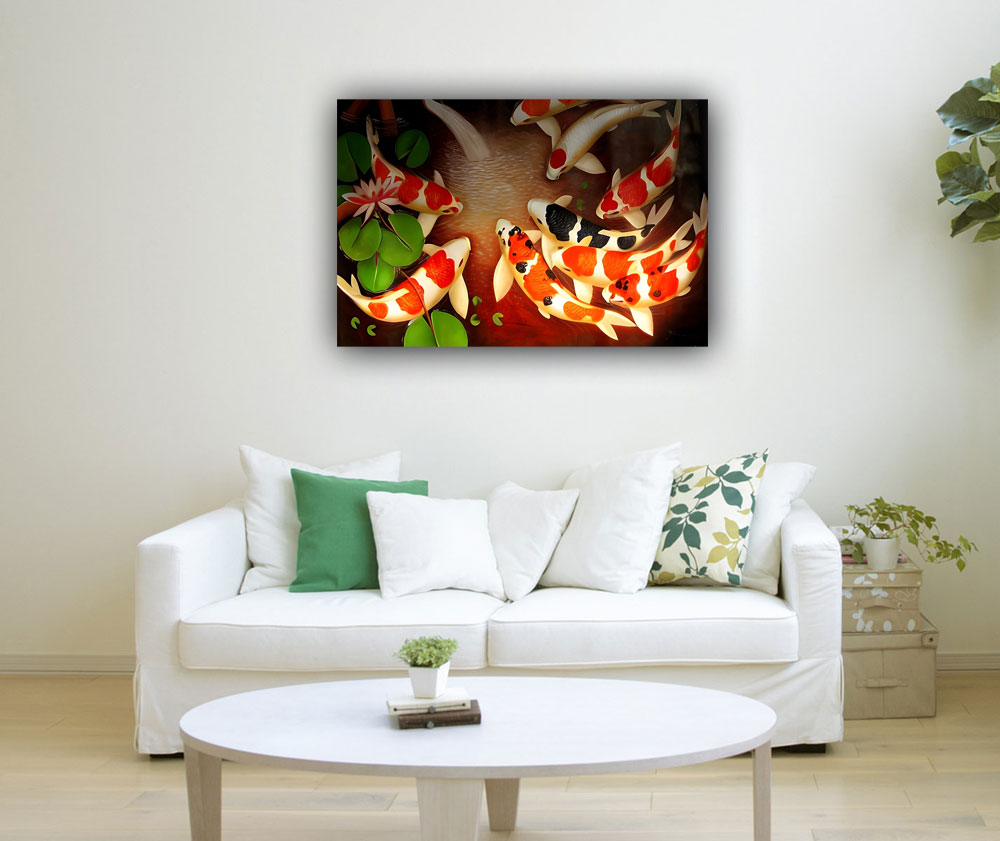 Feng Shui Koi Fish Painting