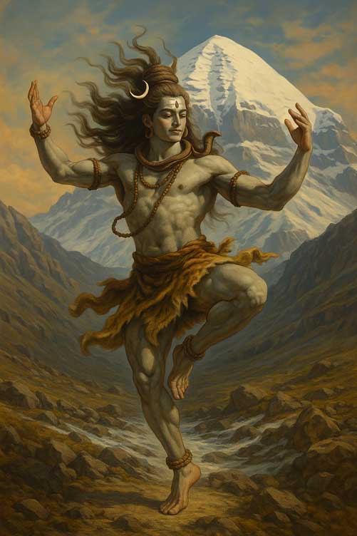 Shiva God Painting
