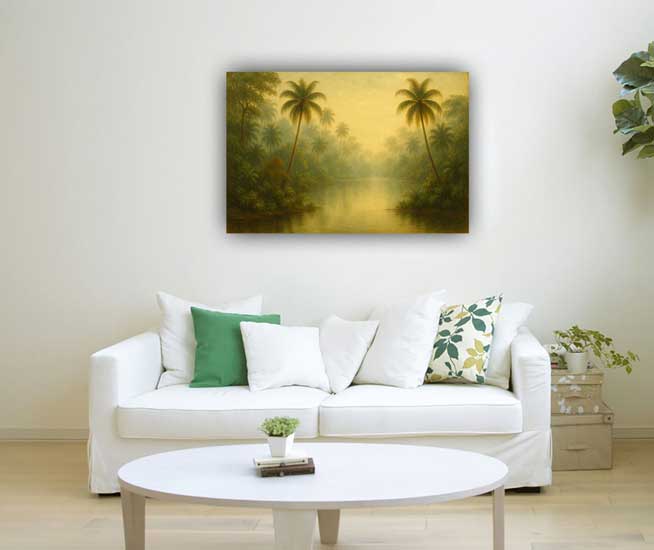 Lake Nature Painting