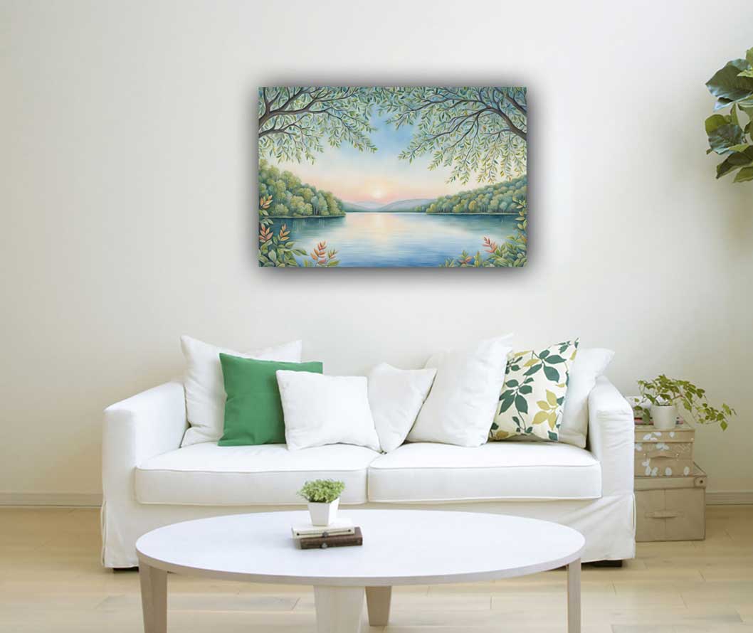 Lake Painting Career Growth and Wealth