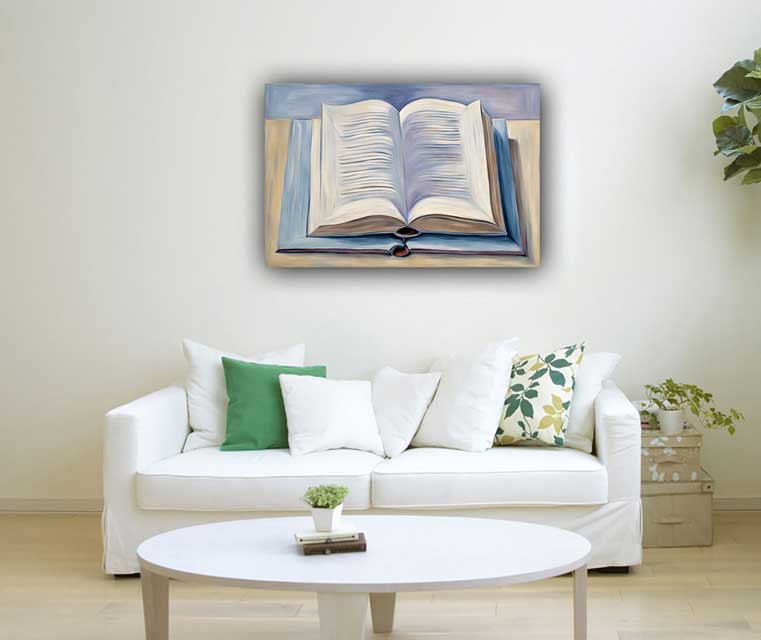 Open Book at the Center – Vastu Art for Children’s Learning & Knowledge