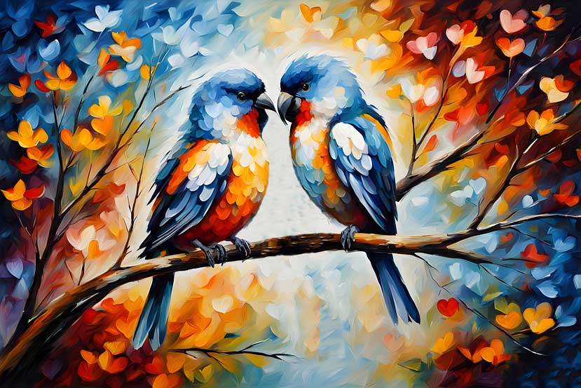 Pair of Love Birds