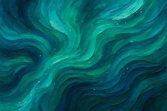 River of Thought Abstract Canvas