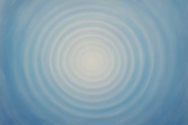 Abstract Water Ripples Painting for Financial Flow and Clarity