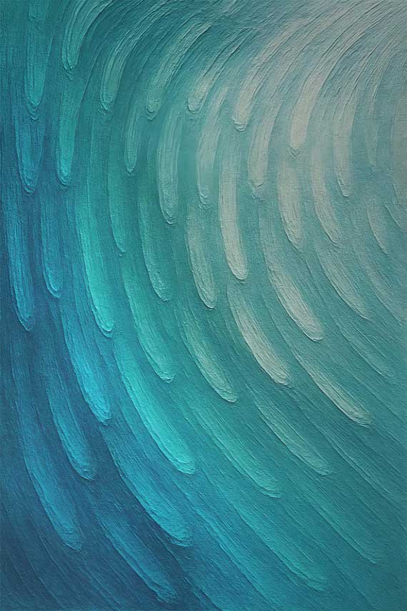 Abstract Rain Painting for Renewal and Financial Clarity