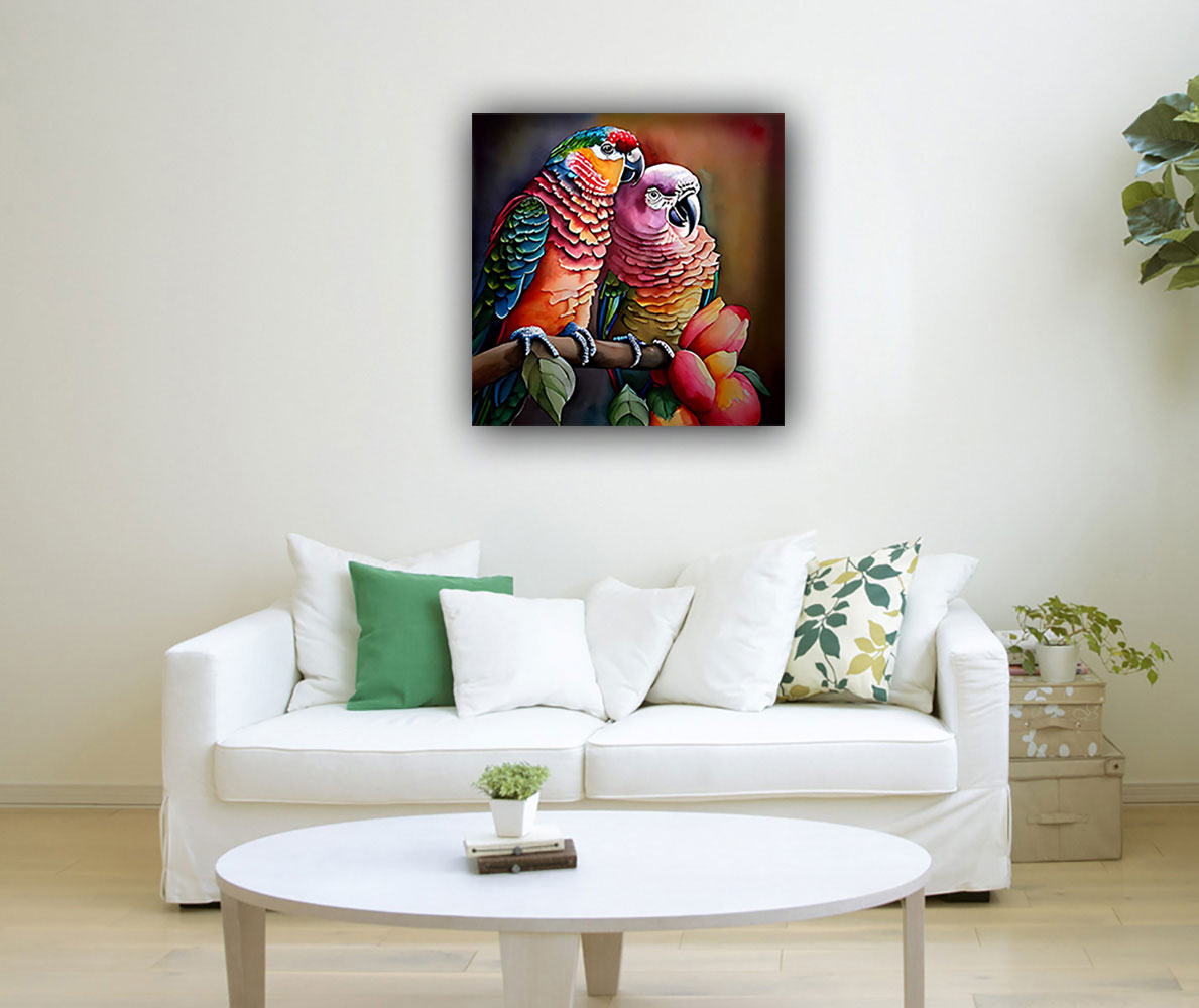 Vastu Parrot Painting