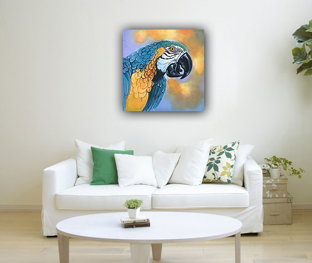 Vastu Parrot Painting