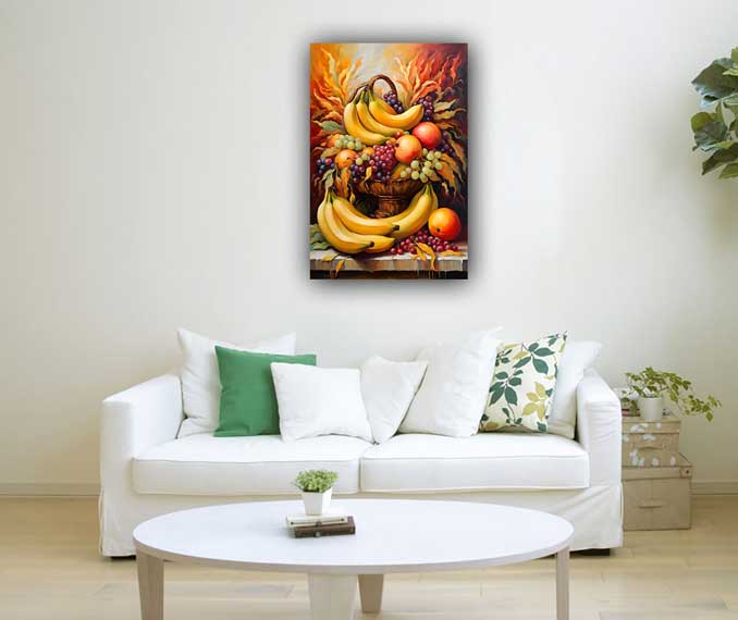 Cornucopia Overflowing with Fresh Ripe Fruits – A Symbol of Prosperity