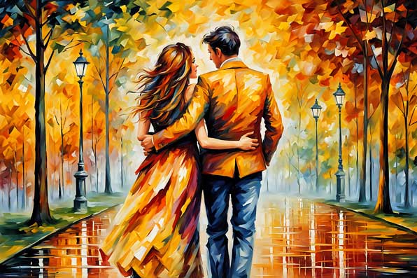 Couple Portrait for Love and Harmony for South West Direction