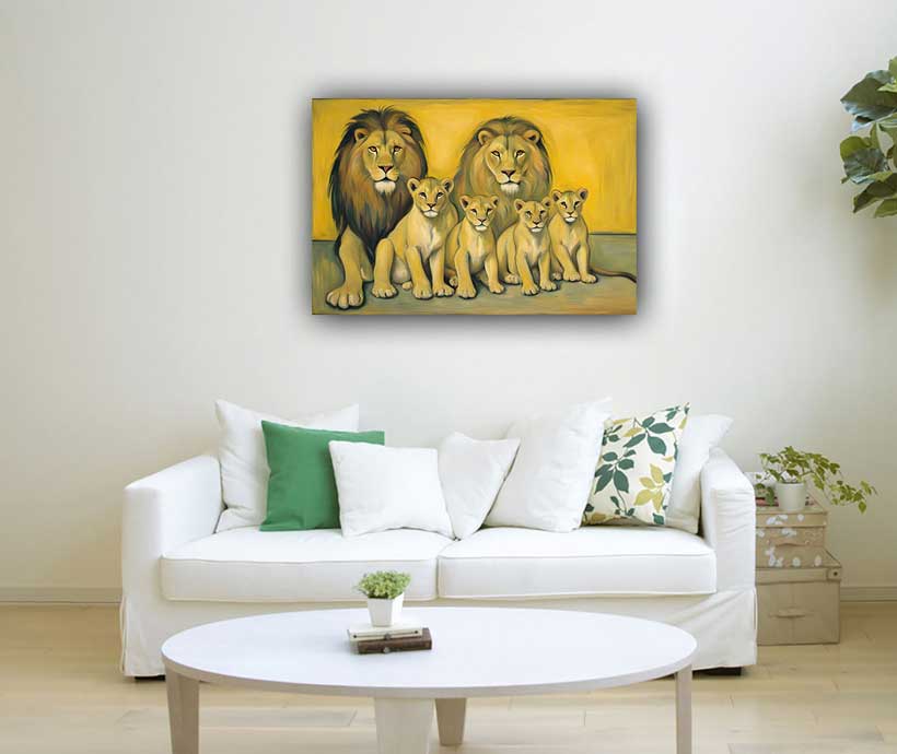 Lion Art Painting