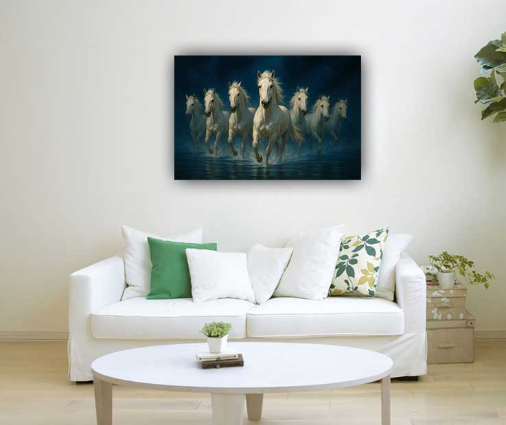 7 Horse Vastu Painting