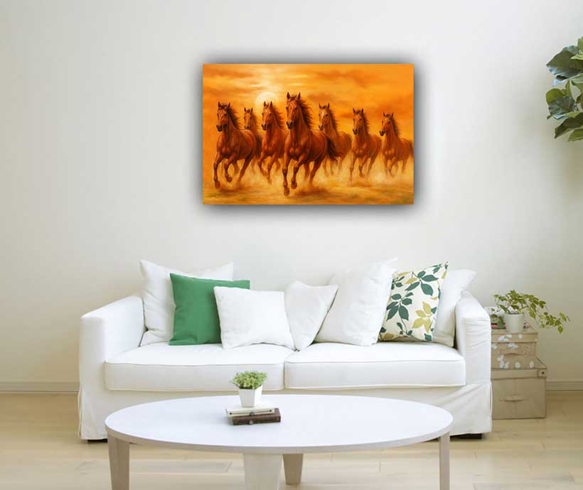 7 Horses Painting for Fame
