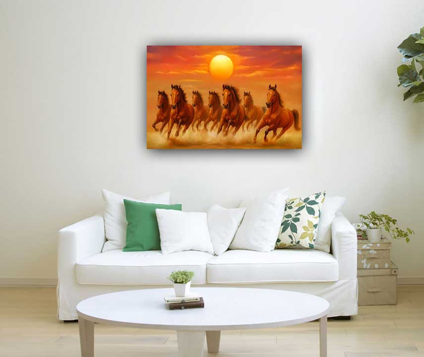 7 Horses Painting for Cash Flow