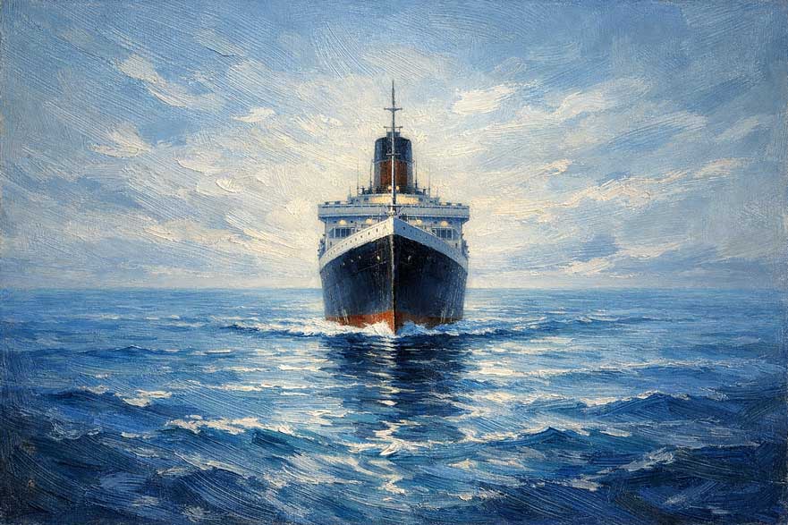  Sailing Ship Painting  for Career Journey, Success & Abundance 