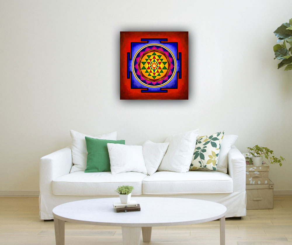 Shri Yantra Divine and Spiritual Artwork