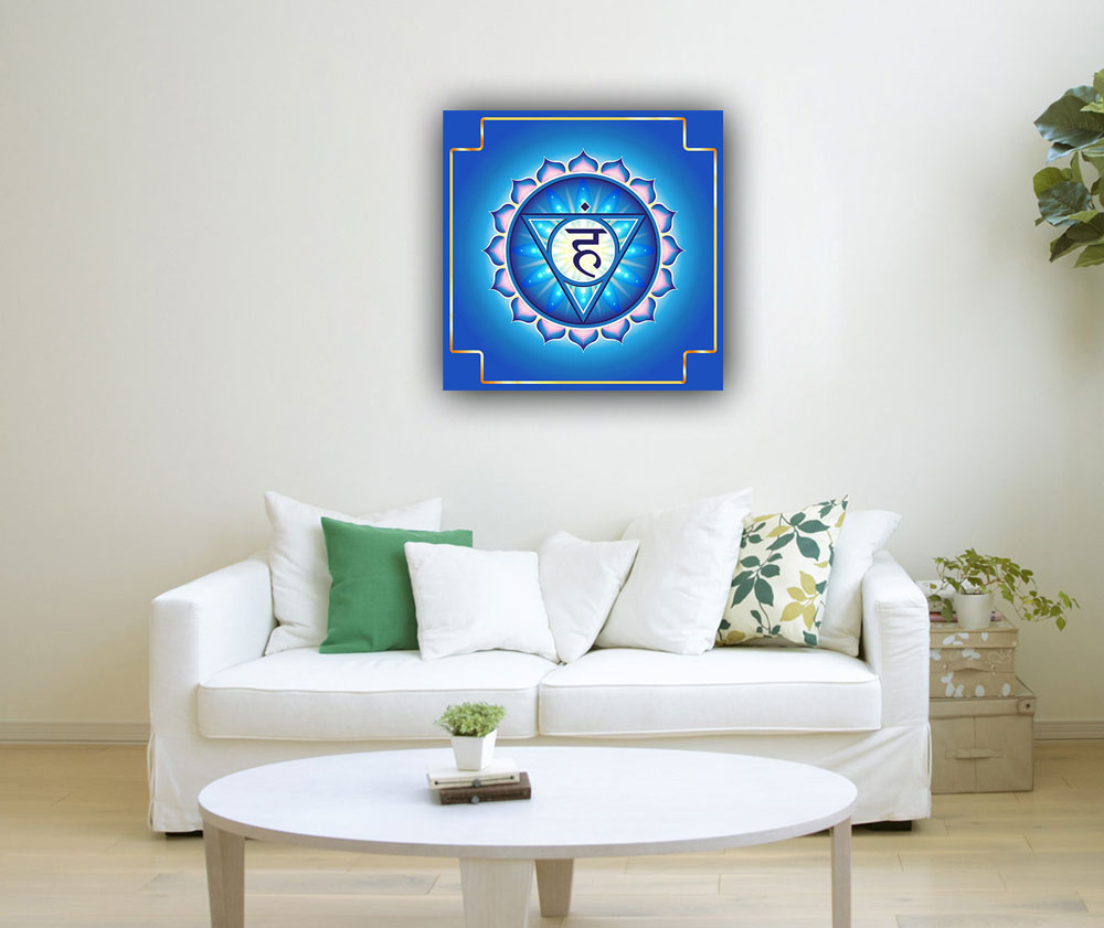Throat Chakra Painting for Communication