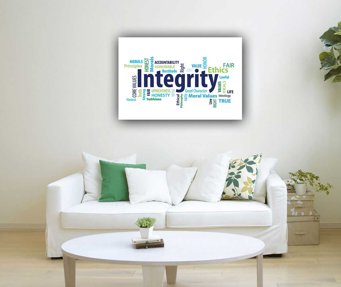 Vision Board on Integrity Reinforce Honesty and Ethical Behavior