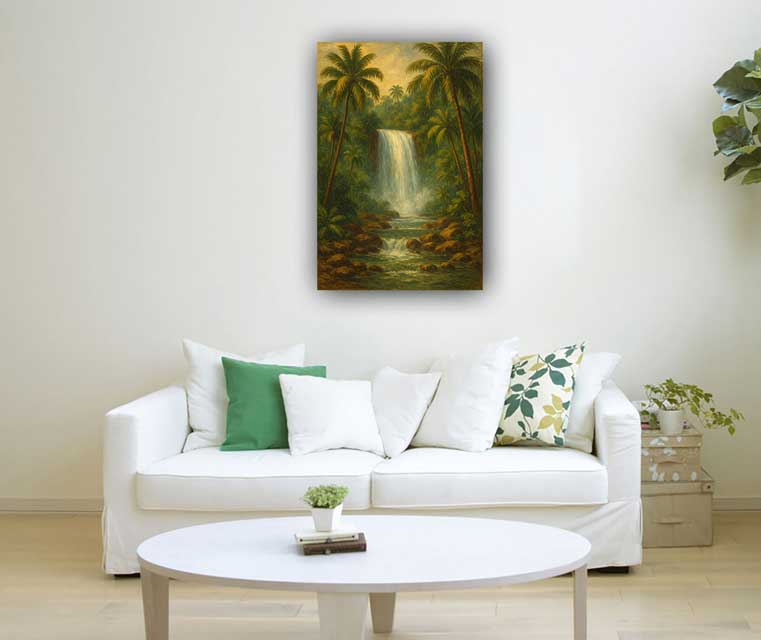 Waterfall Canvas Painting