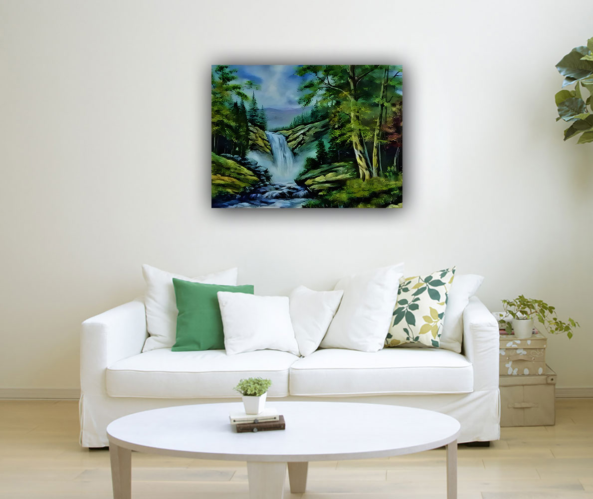 Vastu Waterfall Painting