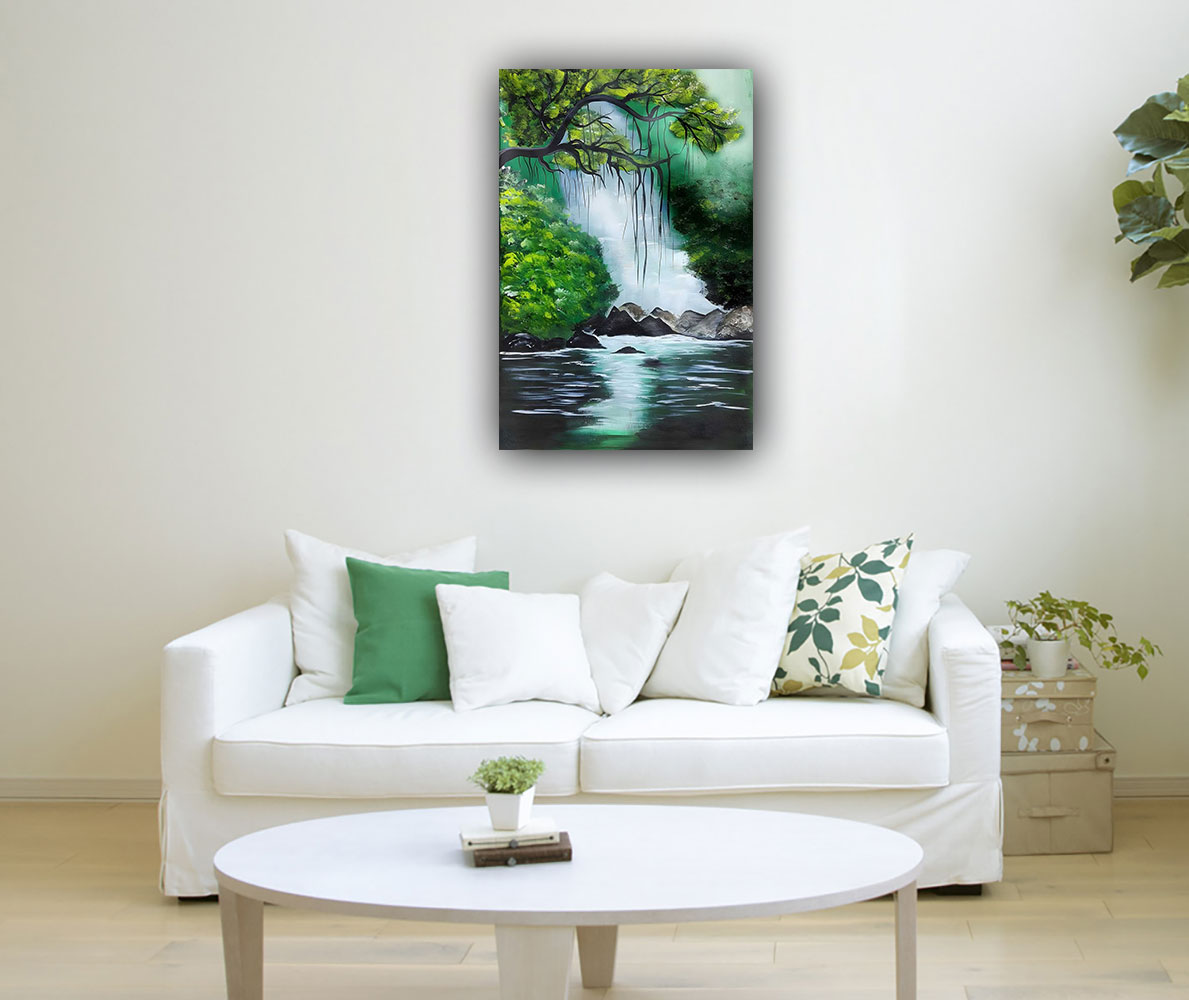 Vastu Waterfall Painting